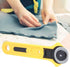 Rotary Cutter with Blade Handheld Rotary Roller Cutter Sewing Craft Cutting Tool Cloth Sewing Cutter Craft Supplies for Crafting Sewing Quilting P...