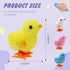 2-PCS Chicken Plush Wind Up Toys for Kids and Toddlers, Wind Up Easter Toys for Easter Egg Fillers, Goody Bag Stuffer - Soft Kawaii Windup Baby Ch...