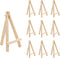 10 Pcs Wooden Easels Mini Easel Stand Small Easels for Display Tripod Cards Stand Art Craft Display Easels(6 Inch)...