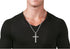 Ritastephens Sterling Silver Shiny Italian Cross Pendant Necklace (35mm, 43mm)...