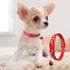 Jecikelon 6 PCS Puppy Collars Adjustable Pup Collar for Small Pet Dog Polyester Cat Collar with Bell Basic Collar for Small Dogs (Small, Crack)...