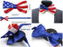 Awlsyj 4th of July Patriotic Costumes Set Elastic Suspenders Bow Tie Necktie Socks American Flag USA Independence Day Party...