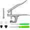 Snap Pliers for Crafts Clothing, KAM Plastic Snap, Fastener Press Attacher Punch for T3 T5 T8 Snaps, Handheld Snap Pliers Canvas Repair Kit for Le...