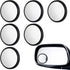 6 Pieces Blind Side Mirrors Blindspot Mirror for Car Blind Spot Mirror Car HD Blind Spot Mirror Blind RearView Car Mirrors, 3 Shapes (Classic Styl...