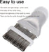 2 PCS Stainless Steel Fin Comb,Condenser Comb,Air Conditioner Fin Cleaner Repair Tool,Air Conditioning Brush Warping Comb Accessories...