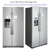 Fridge Lock,Refrigerator Locks,Freezer Lock with Key for Child Safety,Locks to Lock Fridge and Cabinets,White Fridge Lock...