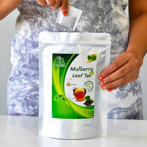 White Mulberry Leaf Tea 60-Teabags (Morus Alba) - 1.5g X 60 Tea Bags...