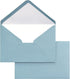 PONATIA 50PCS/Pack A4 Envelopes 4x6 Envelopes for Weddings Invitations, Birthday Party Cards, Gift cards Envelopesngs Invitation Cards, (Dusty Blu...