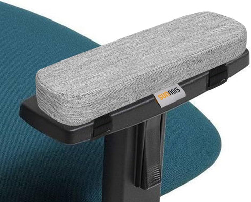 Memory Foam Office Chair Armrest Pads, Comfy Desk Chair Arm Rest Cover for Elbows and Forearms Pressure Relief(Set of 2)...
