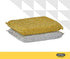 Kitchen Sponge Scrubber, Heavy Duty, Hand Friendly Scouring Sponge for Sink, Pot, Dish Washing Scrubber Non-Scratch Sponge (Gold-Silver)...