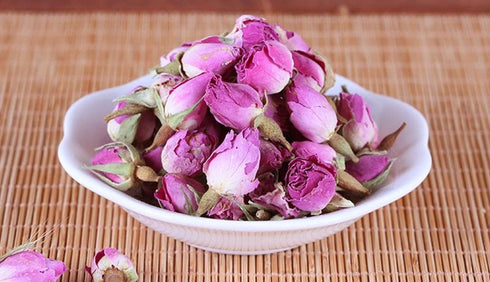 TooGet Fragrant Natural Pink Rose Buds Rose Petals Organic Dried Rosa Damascena Wholesale, Culinary Food Grade - 2 OZ...