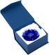 Amlong Crystal 3 Inch Sapphire Blue Crystal Lotus Flower Feng Shui Home Decor with Gift Box...