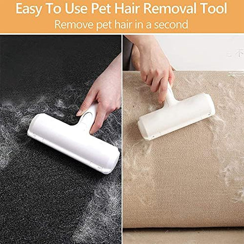Pet Hair Remover, Lint Roller for Pet Hair- Reuseable Dog Hair Remover, Pet Hair Roller | Perfect for Furniture, Couch, Carpet & Car Seat...