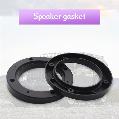4" Dia Universal Black Plastic Speaker Spacer Adaptor Ring Mounting Bracket Fit ABS Car Stereo Speaker Spacers (2 Pcs)......