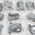 JRready ST6237 DB9 Connector 20 PCS 9 Pin Gray Plastic Hoods Set of Crimp Solder D-Sub Connector Assortment Kit...