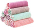 Kitchen Dish Cloths,Microfiber Non-Stick Oil Household Cleaning Dishcloth,Double-Sided Reuseable Wash Towels,Quick Drying Super Absorbent for Cook...