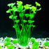Artificial Plants Decoration Ornament for Fish Tank Aquarium Plastic Plants Tall 16 inch 2 Pack (Green)...