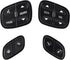LCWRGS Steering Wheel Control Switch Button Compatible with 2003-2009 Chevy Silverado Suburban Tahoe, GMC Sierra Yukon Envoy, Cadillac Escalad, Re...