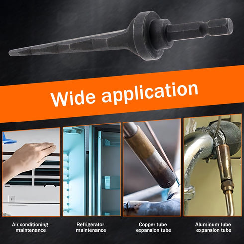 2Pcs Swaging Tool Hand Drill, 5 in 1 Swaging Tool Copper Tube Expander Manual Copper Pipe Swage Too Expander Drill Bit Soft Copper tubing Tool(Col...