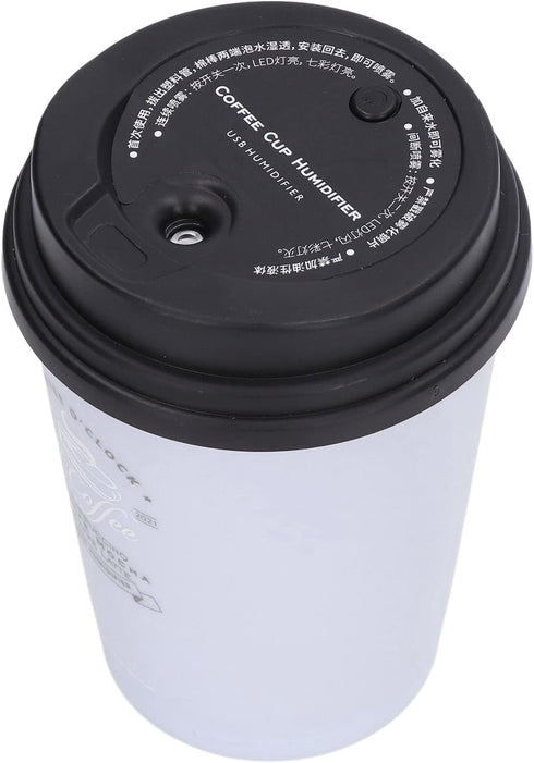 Coffee Cup Humidifier, Compact Lightweight Cute Desktop Humidifier for Baby Bedroom Travel Office Home Use...