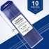 TIG Welding Tungsten Electrodes 2% Lanthanated 0.040" x 7" 10-Pack (Blue, WL20)...