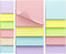 EOOUT Lined Sticky Notes, 15 Pack Pastel Colored Self-Stick Pads, Super Sticking Power Memo Pads for Notebook Home School Office Supplies...
