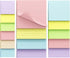 EOOUT Lined Sticky Notes, 15 Pack Pastel Colored Self-Stick Pads, Super Sticking Power Memo Pads for Notebook Home School Office Supplies...