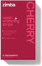 New Zimba Cherry Flavored Teeth Whitening Strips | Vegan, Enamel Safe Hydrogen Peroxide Teeth Whitener for Coffee, Wine, Tobacco, and Other Stains...