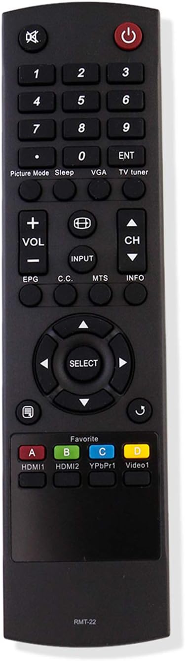 WINFLIKE RMT-22 RMT22 Replace Remote Compatible Wtih Westinghouse TV UW-32SC1W UW-32S3PW UW-37SC1W EW32S5UW UW39T7HW UW46T7HW UW48T7HW UX28H1Y1 EW...