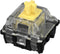 GATERON KS-15 Optical Yellow Keyboard Switches, 35gf RGB LED Infrared Path Linear Key Switches for Mechanical Keyboard (35PCS, Yellow)...