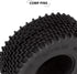 INJORA 1.0 Tires - S5 All Terrain Comp Pin Crawler Tires for TRX4M AX24 SCX24 FCX24 Upgrade Parts,55 * 20mm,T1013...