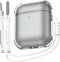 for Airpods 2nd Generation Case Cover, Clear Soft TPU Transparent Four Corner Military Grade Shockproof Protective Case with Cleaning Kit for Airp...