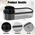 Black Toothbrush Holder for Bathroom,Detactable Bathroom Tray for Men,Electric Tooth Brushing Holder,Bathroom Countertop Organizer,Tooth Brush Too...