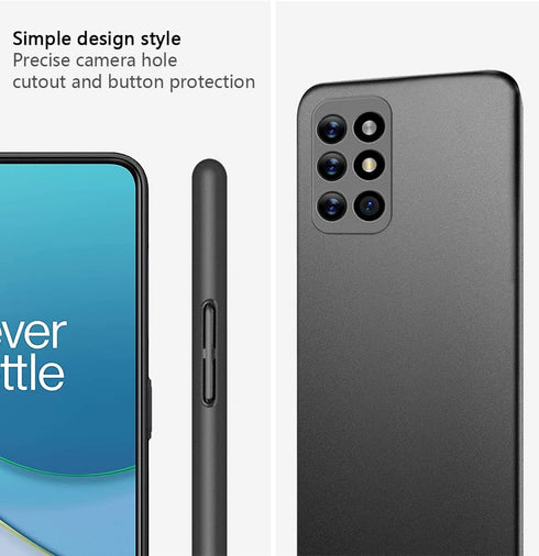 Bastmei for OnePlus 8T + 5G Case, Extremely Light Ultra-Light Super Slim Camera Protection Hard PC Cover Case for OnePlus 8T + 5G (Gravel Black)...