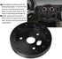 KIMISS Steering Wheel Pad, Universal Steering Wheel to Grant 3 Hole 0.5in Hub Spacer Pad for 6 Hole Adapter(Black)...