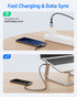 SUNGUY 10Gbps Android Auto USB C Cable 1FT, Right Angle USB C 3.1 Gen 2 Fast Charge, USB C CarPlay Cable, Compatible with iPhone 15/15 Pro Max, Sa...