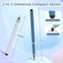 2-in-1 Stylus, Stylus Pen for Touchscreen, 5 PCS Stylus Pen for iPad, High Sensitivity & Precision Suitable for All Touch Screens of iPhone/ipad/A...