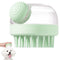 Pet brush, pet massage brush for cats and dogs, multifunctional bath brush with shampoo dispenser, suitable for puppies and cats or other furry pe...