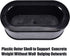 Bigger Oval Silicone Planter Mold, Oval Shape 7 x 3.3 Inch (L x H), Silicone Model for Concrete Flower Pots, DIY Succulent Plant Concrete Model, C...