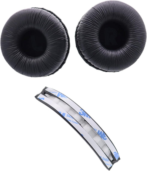 Deal4GO Original Headphone Earpads w/Headband Cover Cushion Replacement for JBL Tune 500 510 520 560 590 Headset Earmuff (Black)...