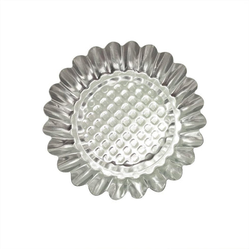 Set of 30, 3-3/4" Fluted Design Round Shape Non-stick Aluminum Tart Mold, Mini Pie Tin, Tartlet Pan...