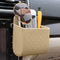 RED SHIELD Car Auto Air Vent Leather Tidy Storage Hanging Bag Case Organizer for Keys, Coin, Cell Phone & Glasses. Universal Vehicle Small Bucket ...