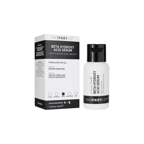 The INKEY List Beta Hydroxy Acid (BHA) Serum, Face Exfoliant for Normal, Oily or Dry Skin, Target Pores and Blackheads, 1.01 fl oz...