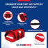 Dixigear First Responder On Call Trauma Bag W/Reflectors - Red...