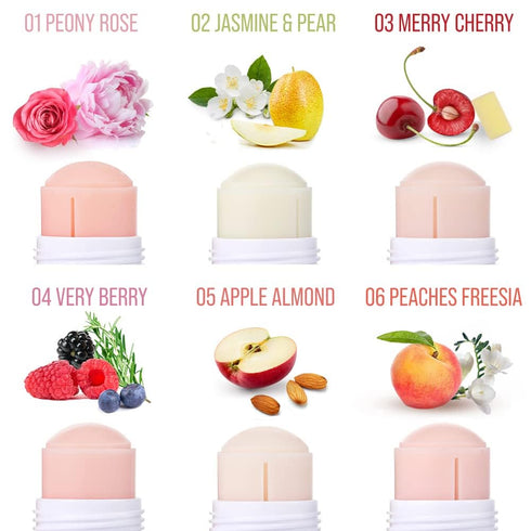 Solid Perfume Stick, Fragrance Perfumes Bar for Women, Natural & Safe Ingredients, Long Lasting Fresh, Peony Perfume...