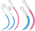 URIZONS 2packs Braided USB C Earphones, Colorful Earbuds, in Ear Headphones with Mic + USB C to USB C PD charging cables 2 Hours full Charged suit...