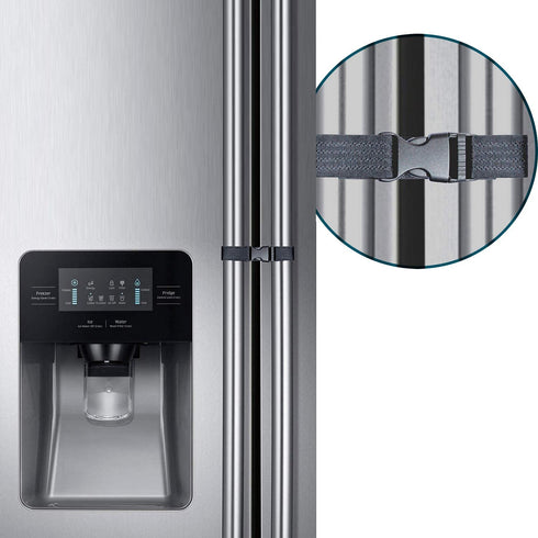Coosin Baby Safety Locks,Handles Child Safety Locks Simple Installation Home Safety Strap Locks Fit Closed Handle Cabinets,Oven, Double Open The D...