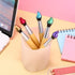 20 Pieces Paintbrush Pen Bamboo Brush Shape Ballpoint Pen Novelty Retractable Paintbrush Ink Pens for Art Activities School Stationery House Warmi...