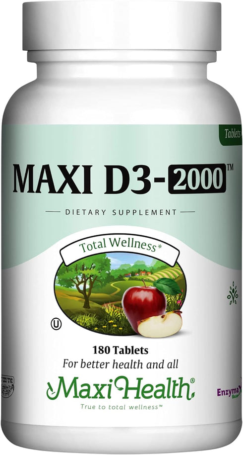 Kosher Vitamin D3 2000IU - Highly Absorbable Vitamin D Supplements for Healthy Immune Response, Calcium Absorption, Teeth & Bone Health - VIT D3 V...
