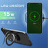 Wireless Charger with Fast Charging Capability,Compatible with iPhone and Samsung Galaxy S24, Google Pixel 8 | iPhone Charger Pad with Finger Ring...